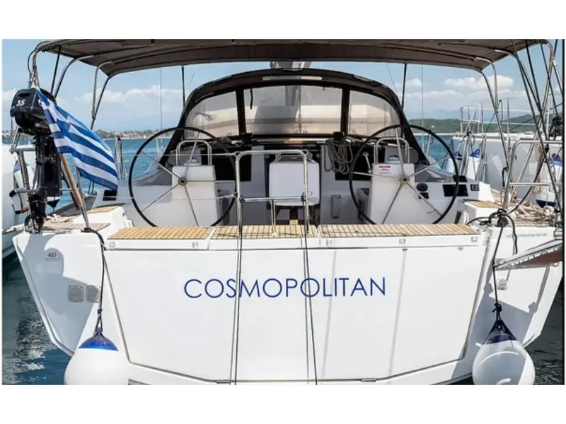 Cosmopolitan - ( The boat is located in the Port of Sivota, Lefkada )  , Dufour 460 Grand Large