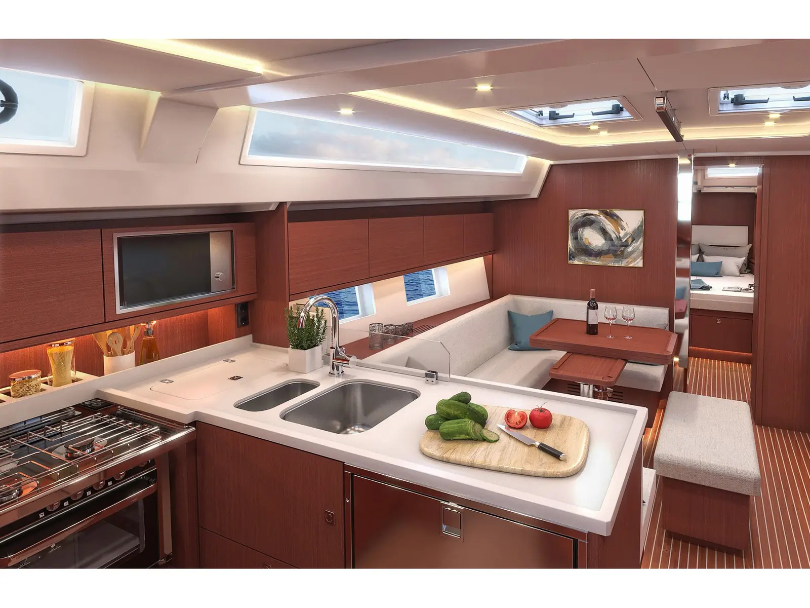 Super Puma, Interior image