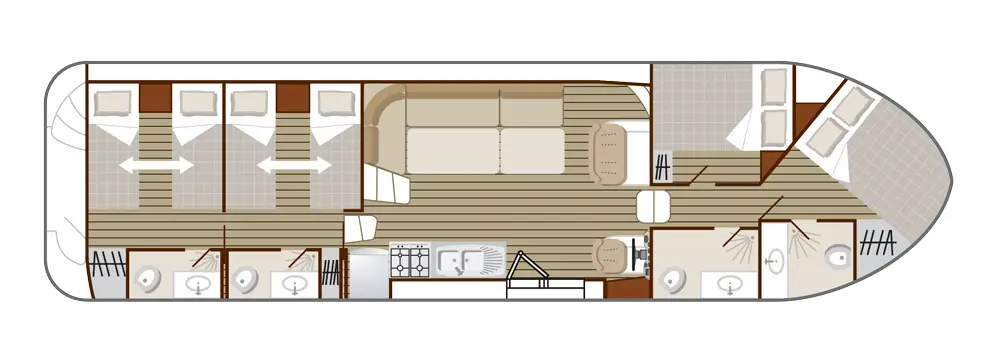 Cruiser Comfort XL 8/10 Pers., Plan image