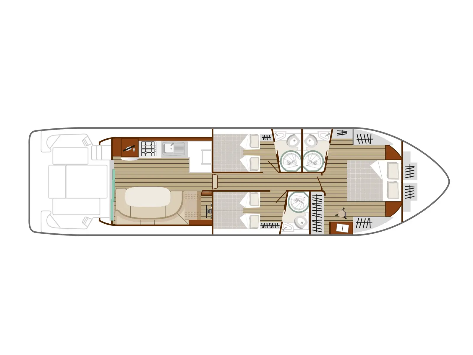 Cruiser Premium+ 6/8 Pers., Plan image