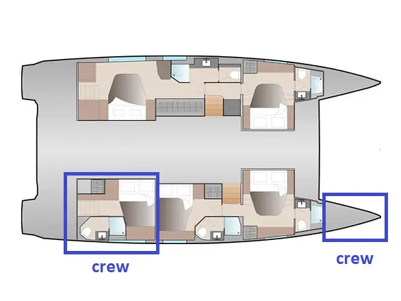 Papa Charlie - A/C, Generator, Water maker, Plan image