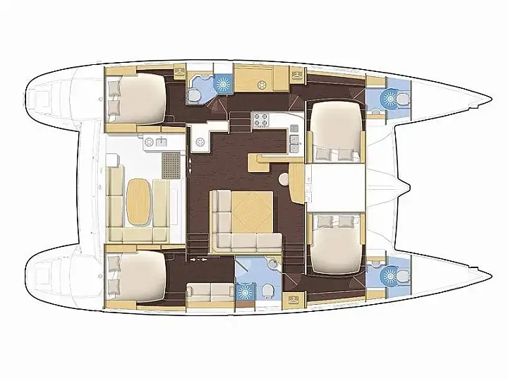 Lagoon 500 09, Plan image