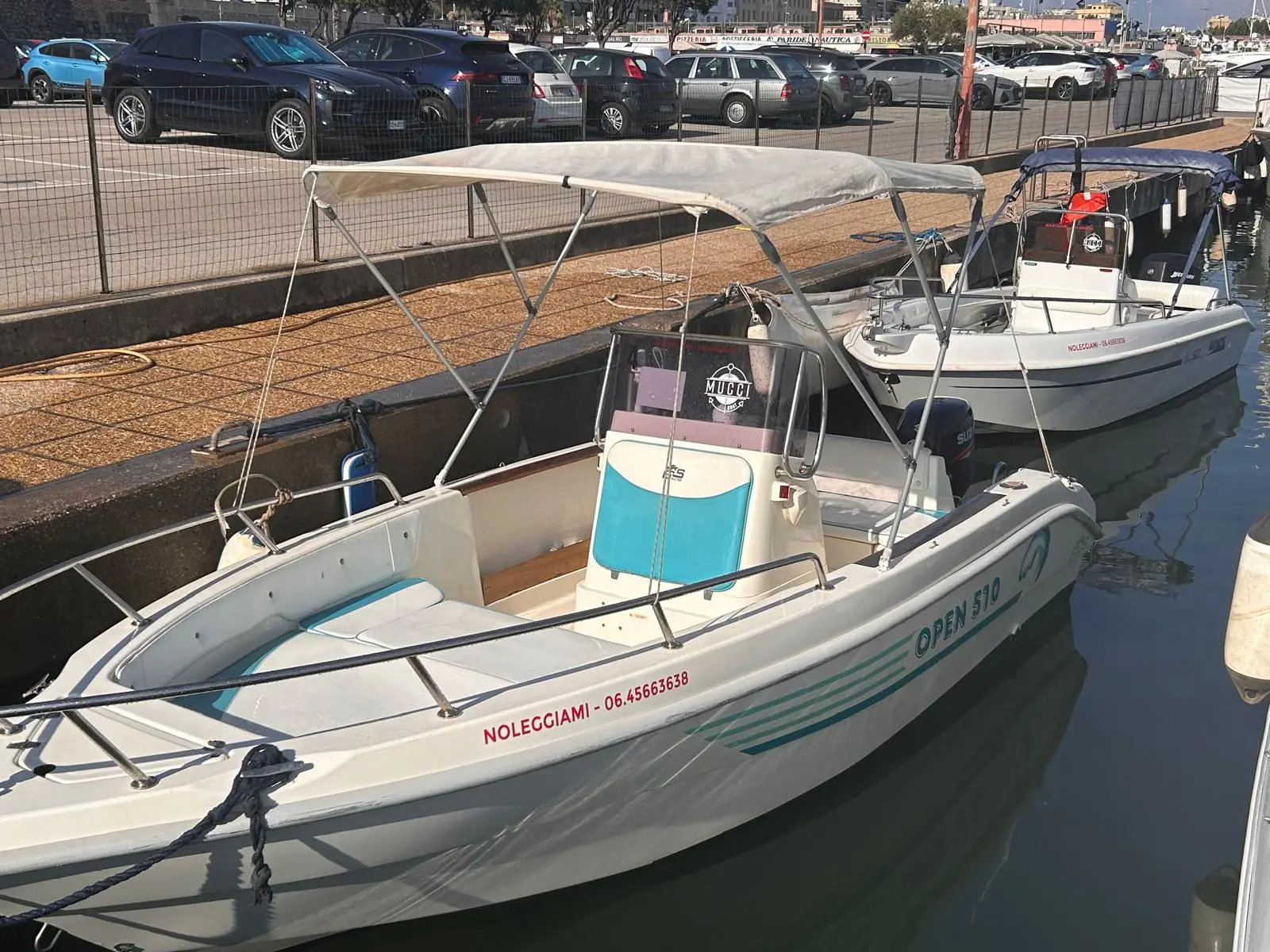 OPEN 510, Motorboat