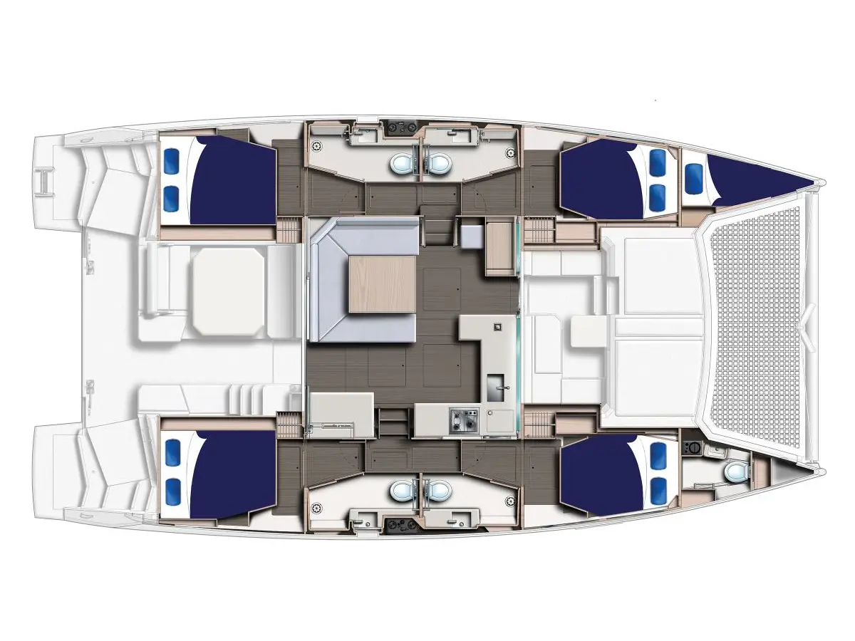Moorings 4500L Club, Plan image