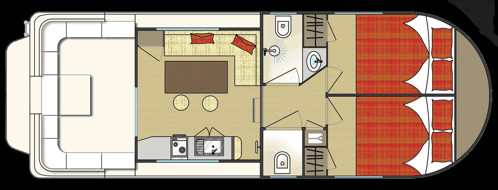 Cruiser Comfort 4/6 Pers., Plan image