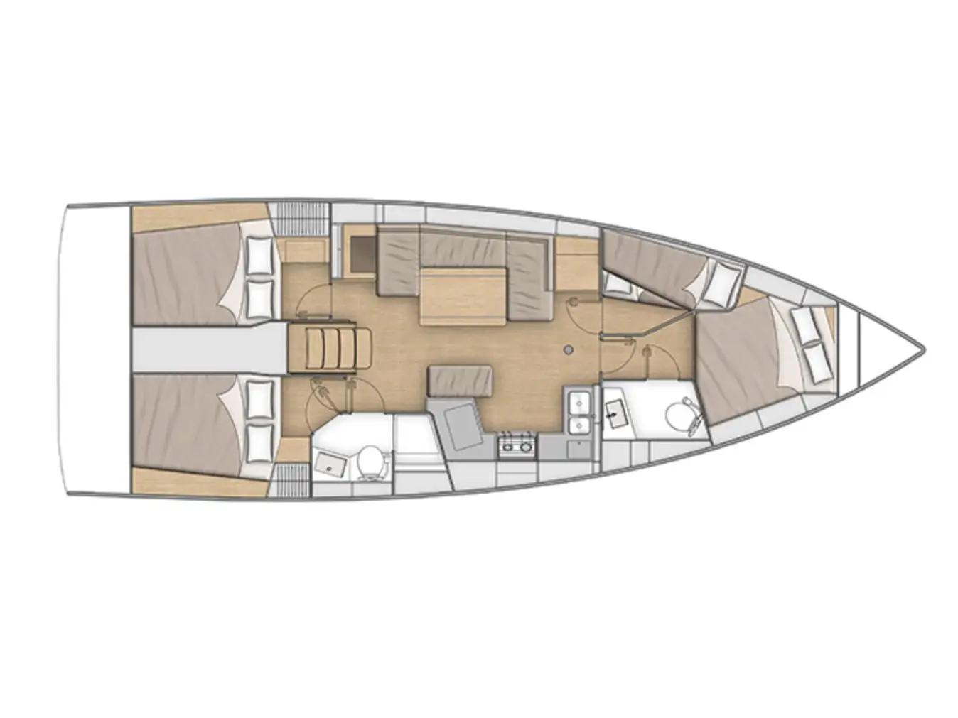 Vela, Plan image