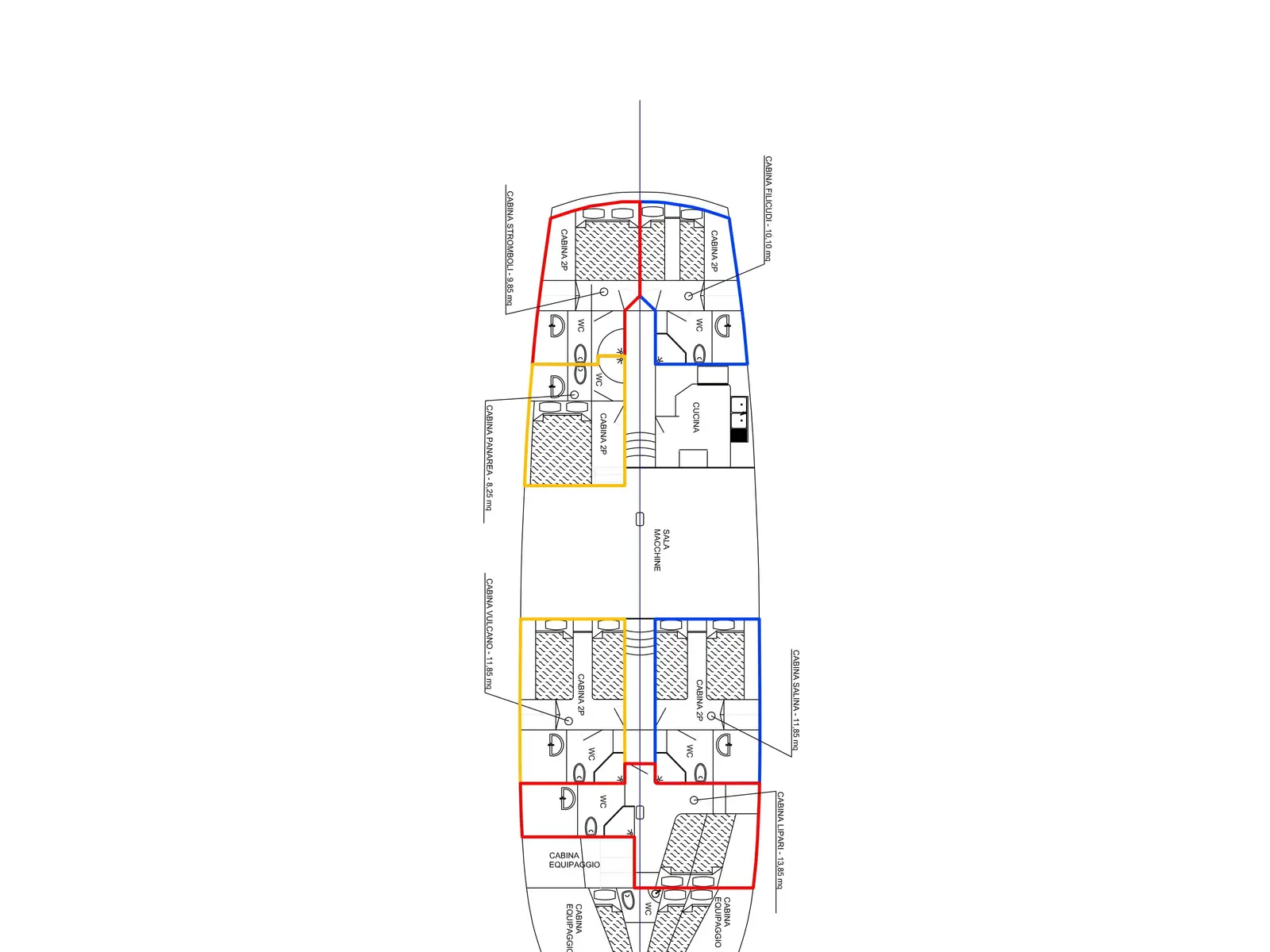 Aeolian Island Cabin 5, Plan image