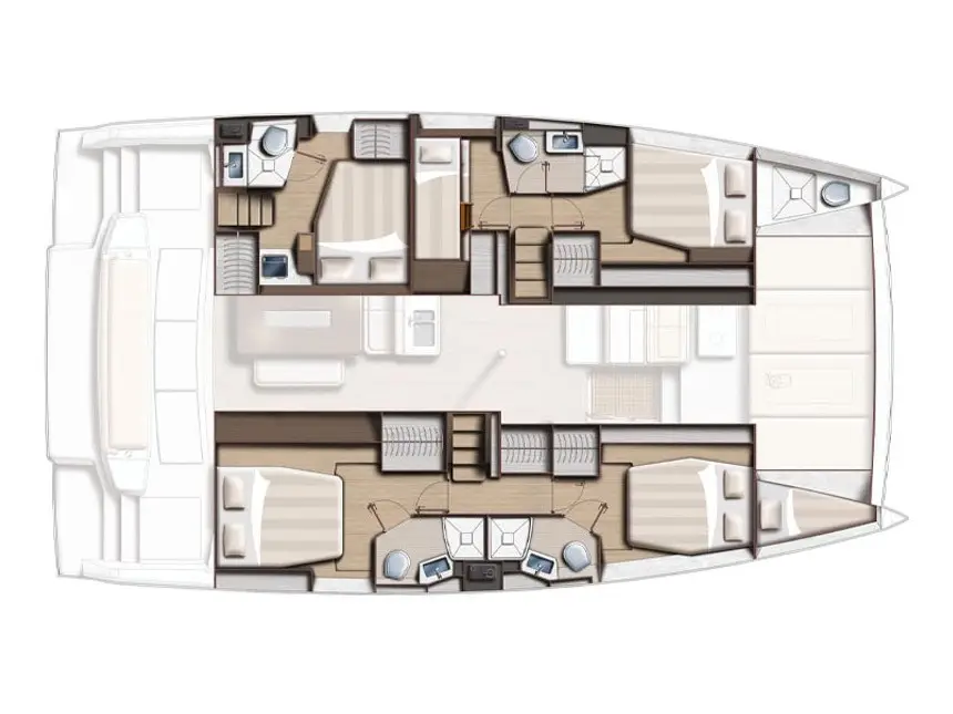 Zen - A/C, Generator, Water maker, Plan image
