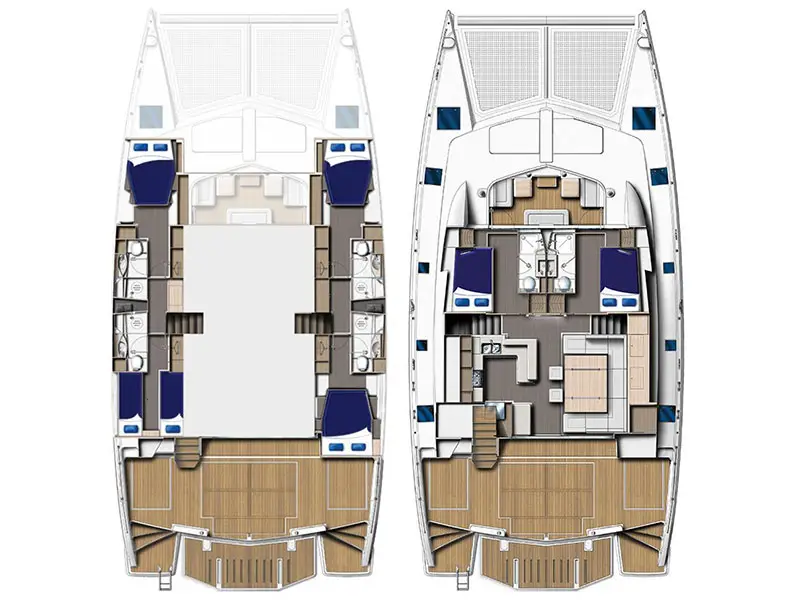 Moorings 5800 Crewed, Plan image