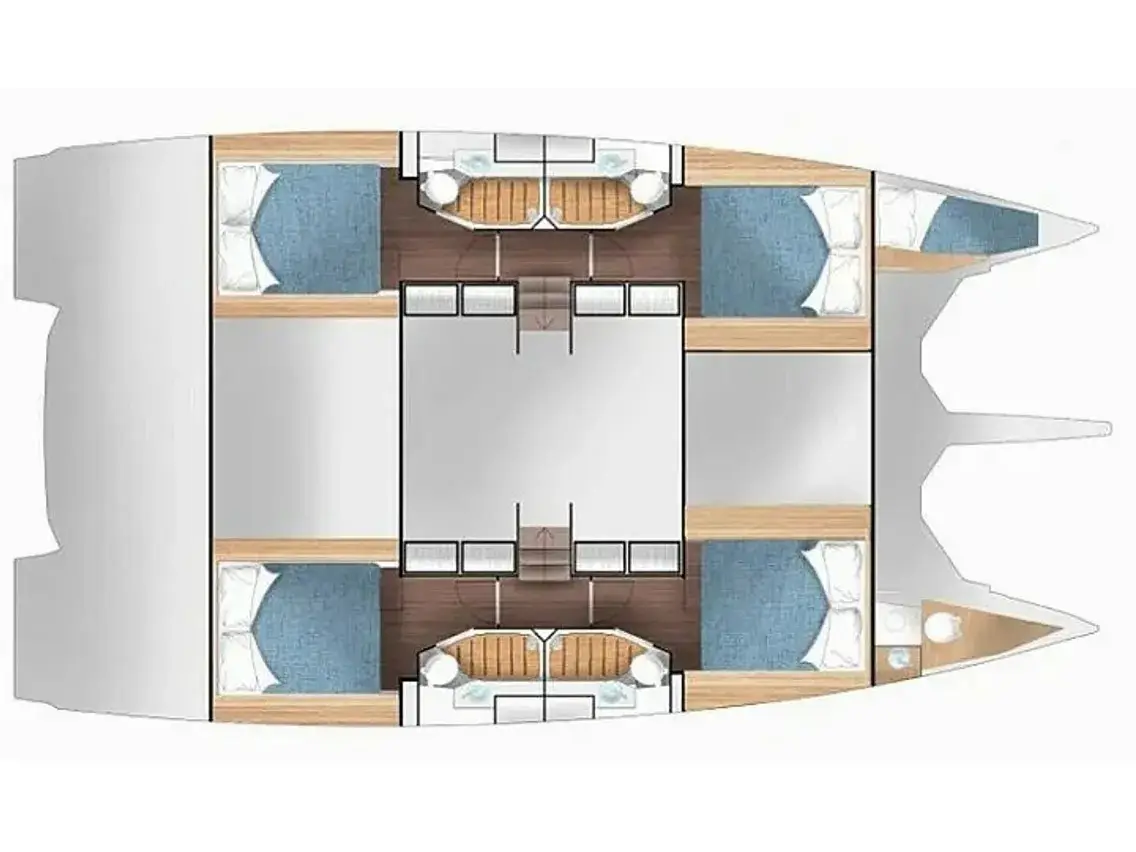 KAJSA KAVAT new 2024 (air condition, generator, water maker, flybridge), Plan image