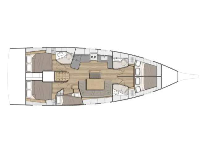 Sail Away (Refit 2025 - A/C - Electric Heads), Plan image