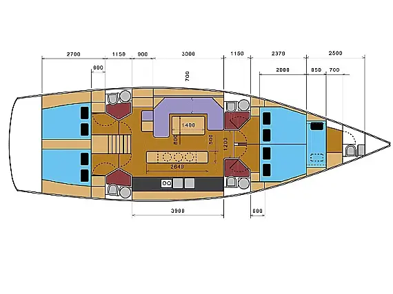 Aurora Blu, Plan image