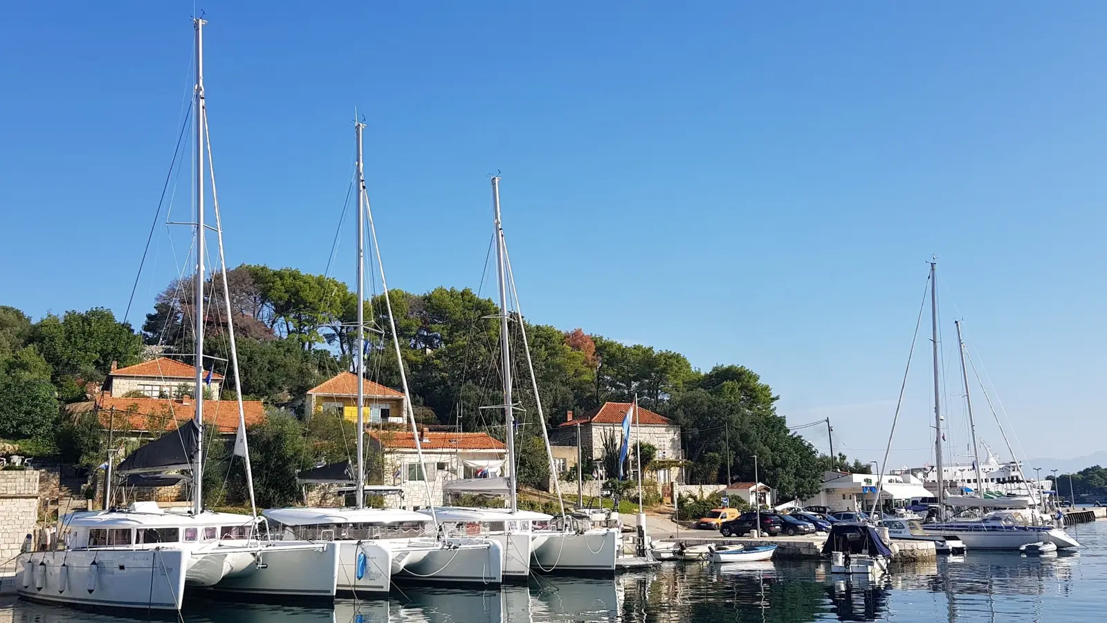 PORT ROYAL, Marina Rogač - catamarans (photo taken 2019)