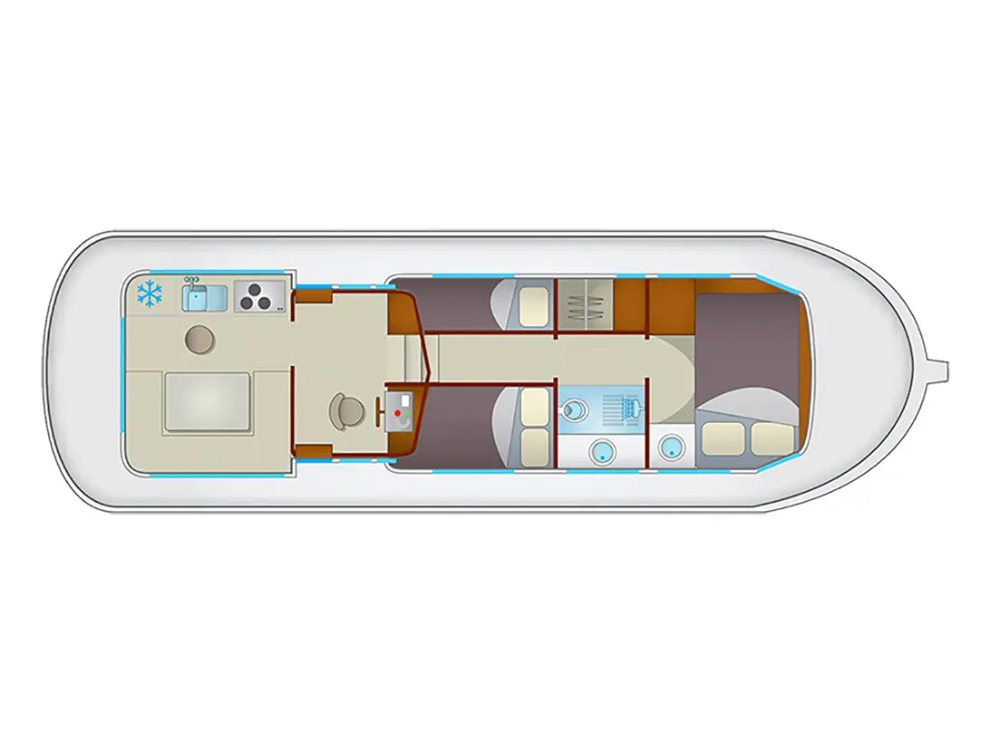 Pénichette Classic 4/7 Pers., Plan image