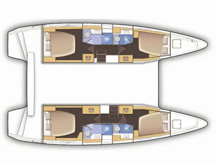 ALBERTINA  2025 refit - A/C  , Generator , Solar , Electric winch, remote control gangway, Plan image