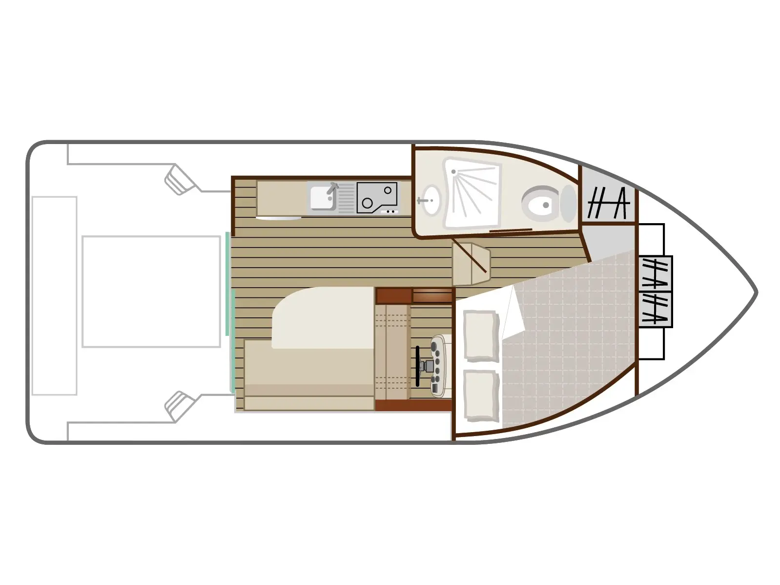 Cruiser Comfort 2/4 Pers., Plan image