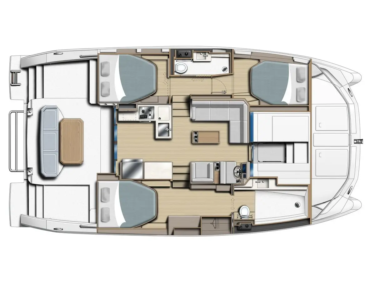 Moorings 403 PC Exclusive, Plan image