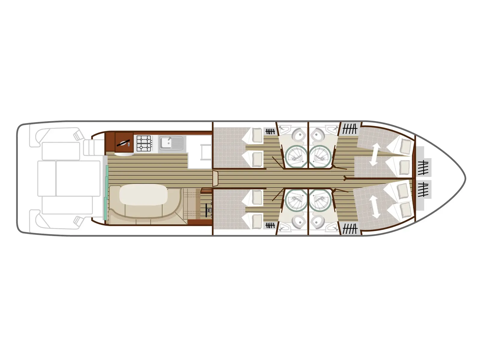 Cruiser Premium XL 8/10 Pers., Plan image