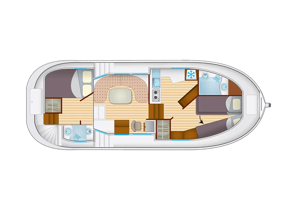 Pénichette Premium 4/5 Pers., Plan image
