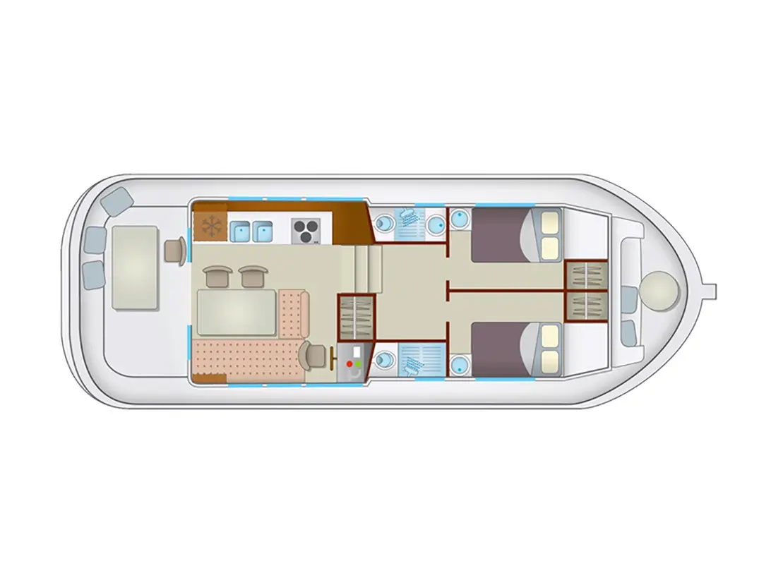 Pénichette Comfort 4/6 Pers., Plan image