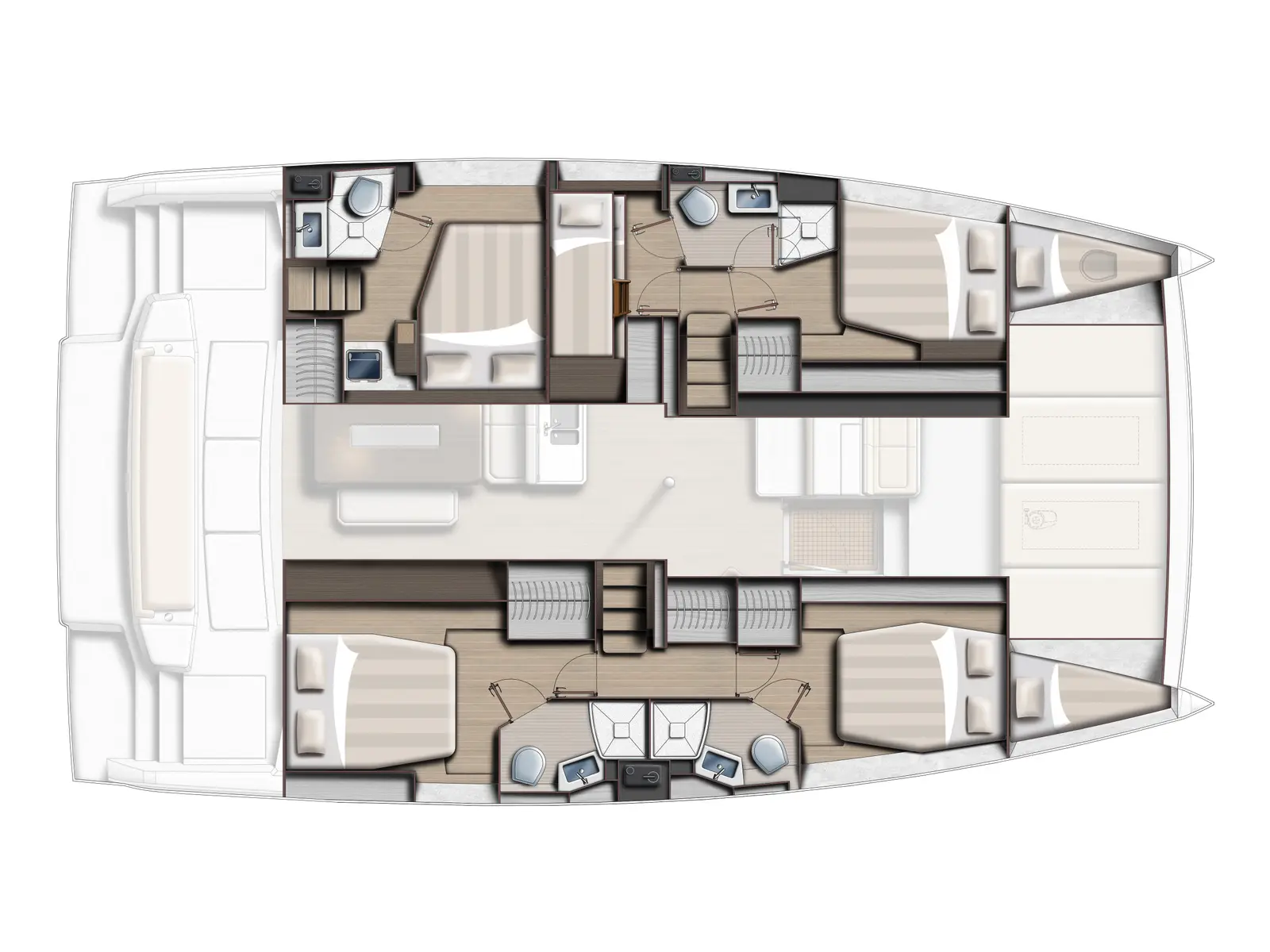 Margeo XVIII (A/C, Generator, Water Maker, dishwasher), Plan image