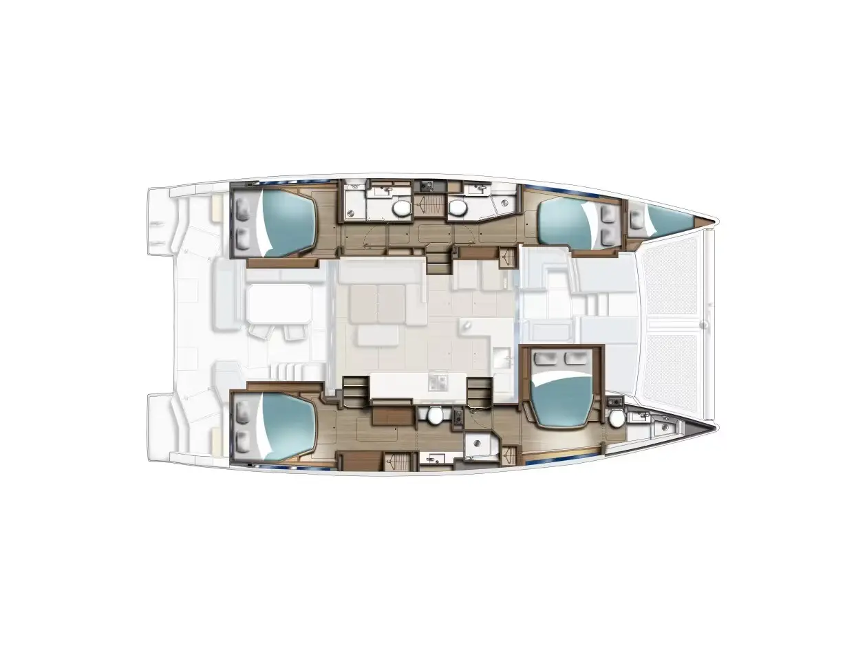 Moorings 4600 - 4 Exclusive Plus, Plan image
