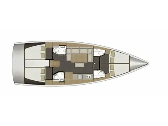 Cosmopolitan - ( The boat is located in the Port of Sivota, Lefkada )  , Plan image