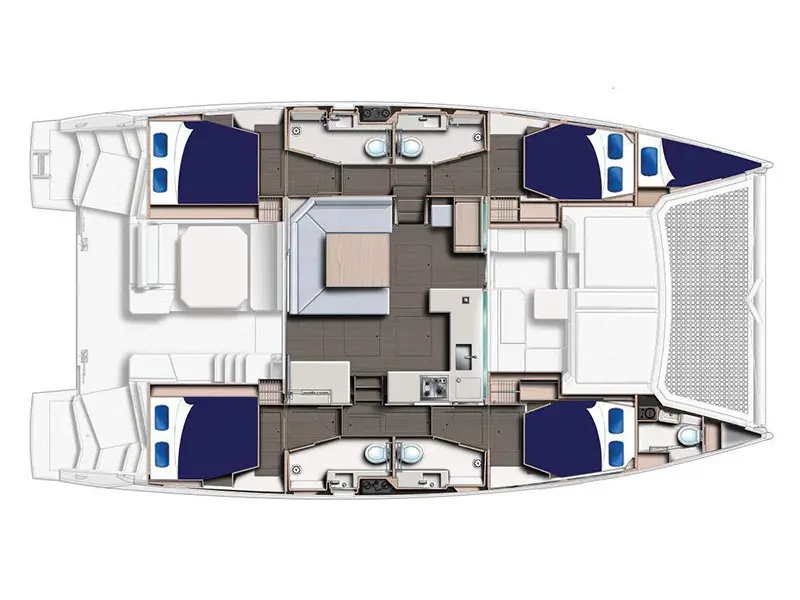 Moorings 4500L Club, Plan image
