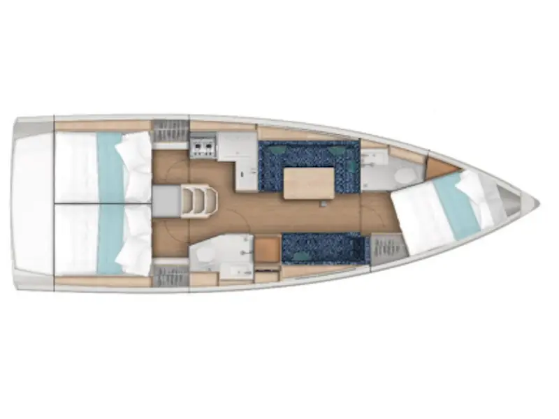 Sunsail 38.0 Classic, Plan image