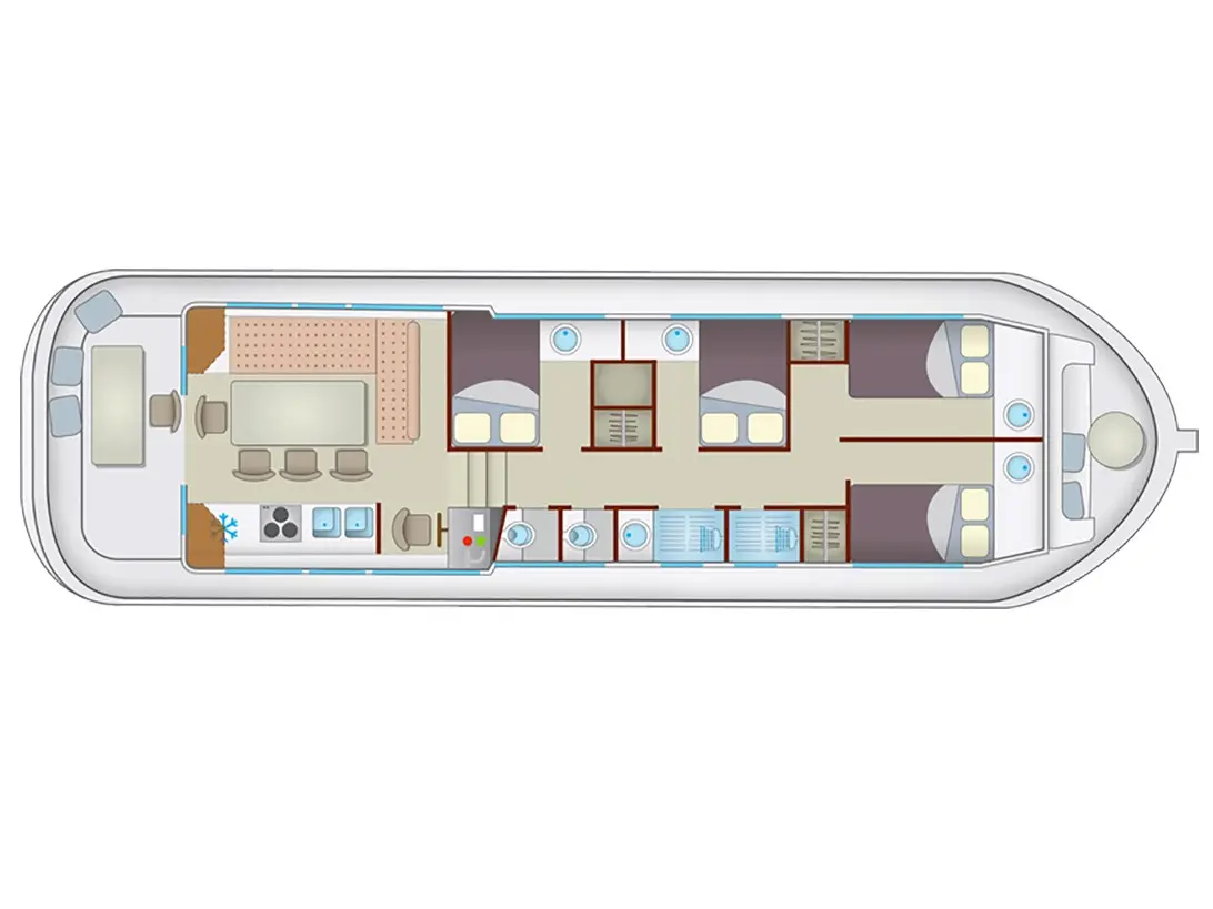 Pénichette Comfort 8/12 Pers., Plan image