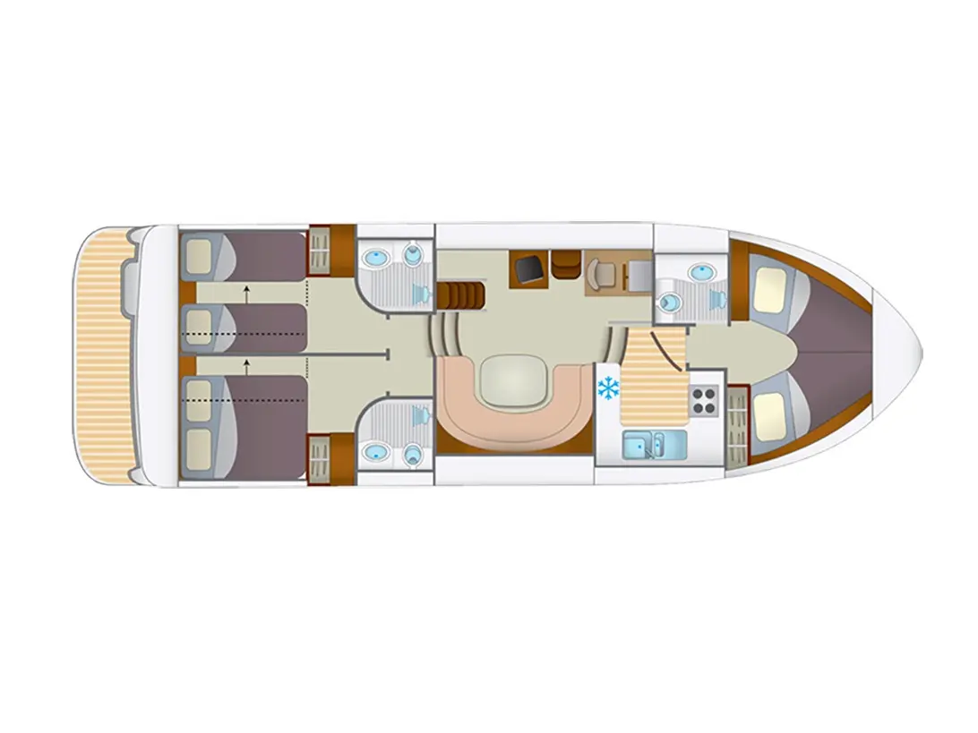 Cruiser Premium 6 Pers., Plan image