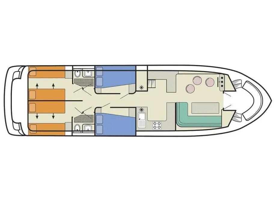 Salsa A - Comfort 28, Plan image