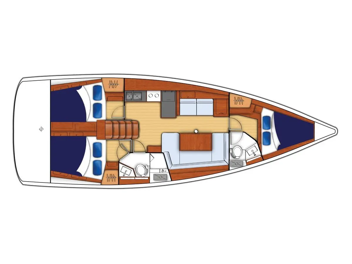 Moorings 42.3 Exclusive, Plan image
