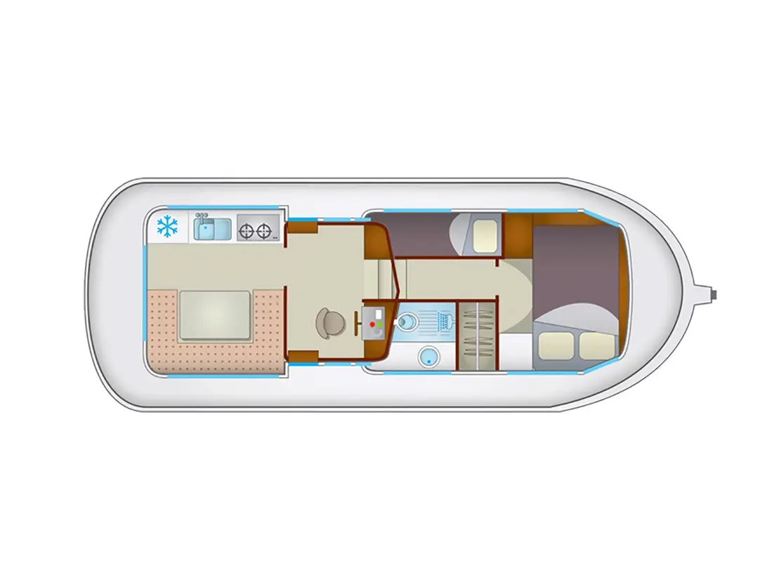 Pénichette Classic 2/5 Pers., Plan image