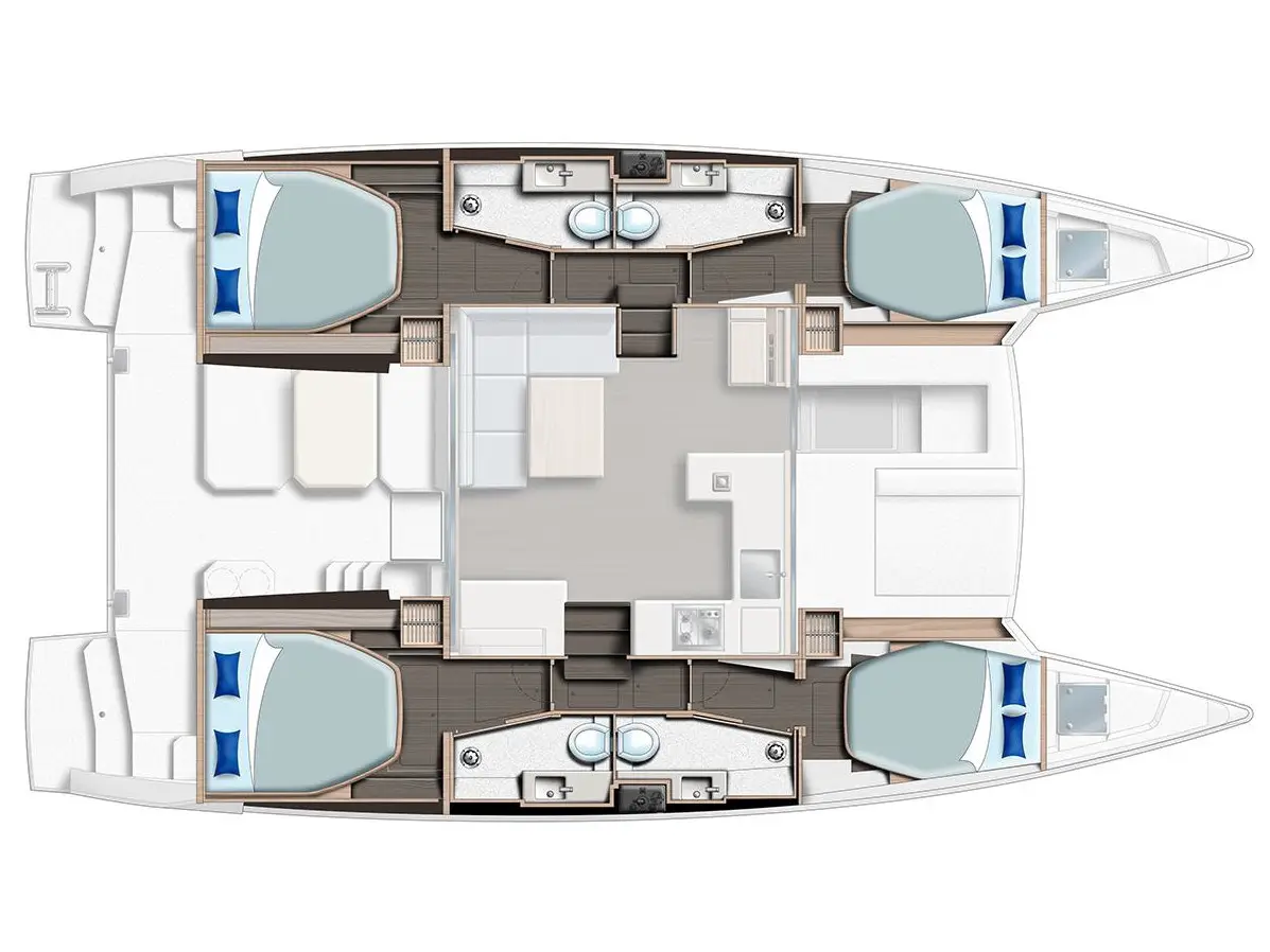 Moorings 4200/4 Exclusive, Plan image