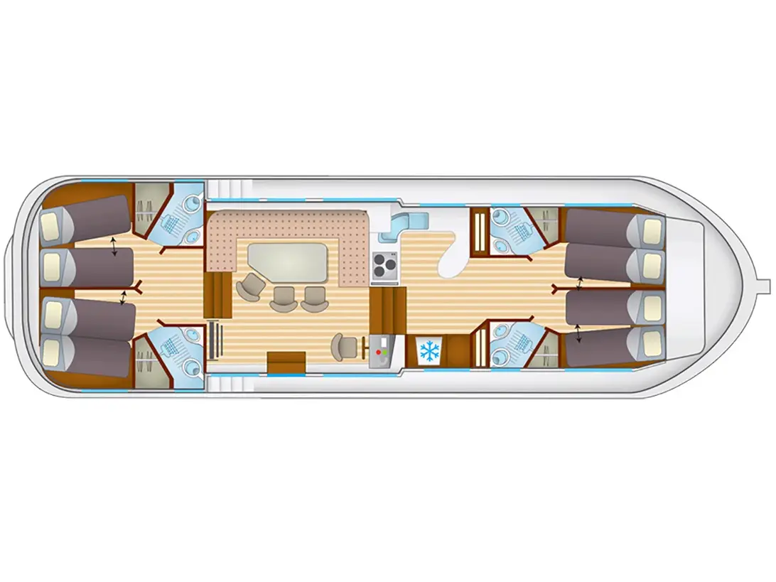 Pénichette Premium 8/12 Pers., Plan image