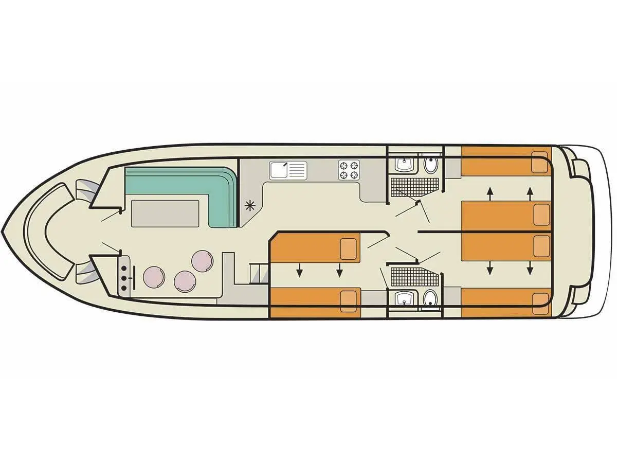 Calypso - Comfort 8, Plan image