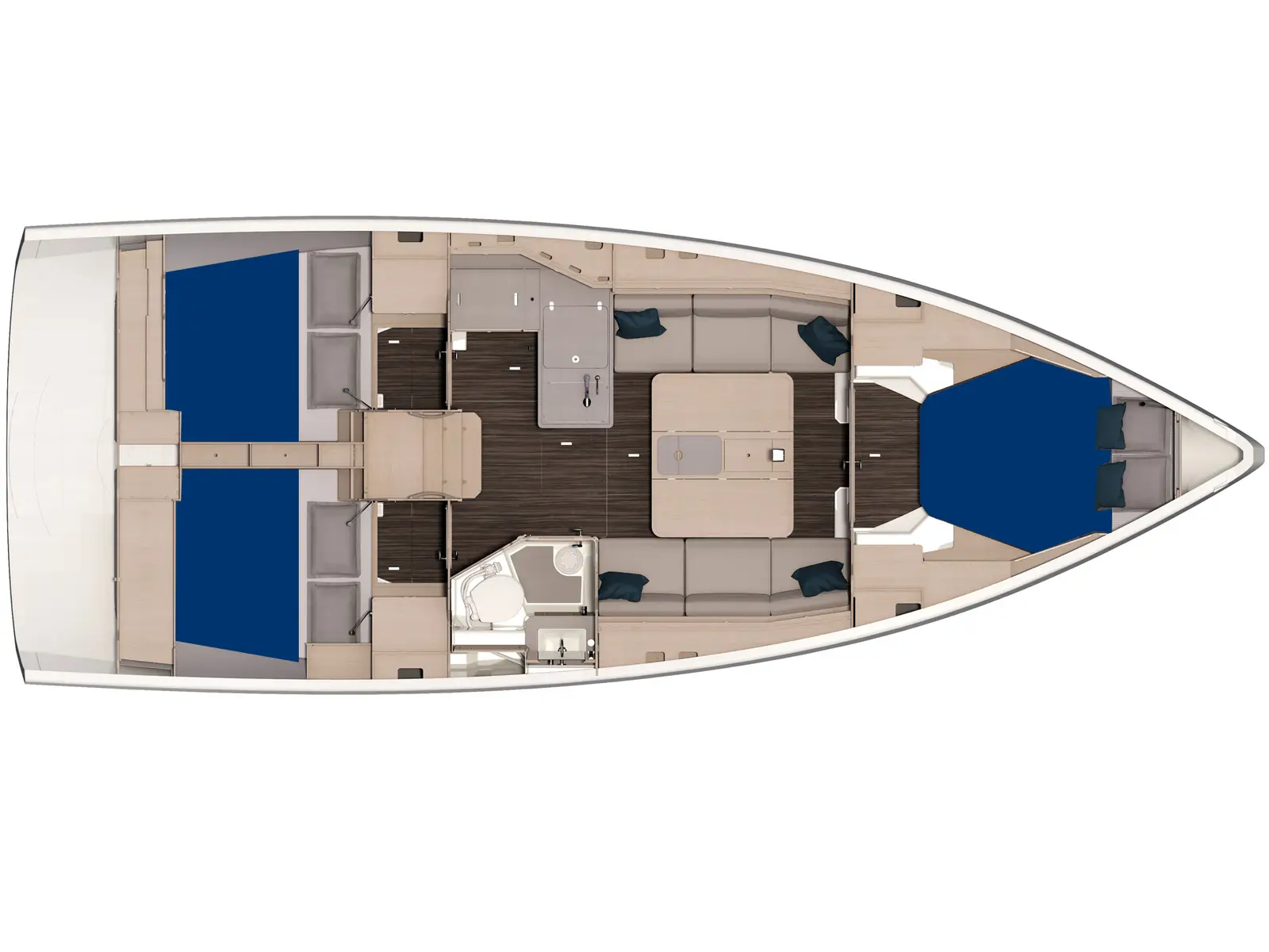 Sunsail 37.3 Premium Plus, Plan image